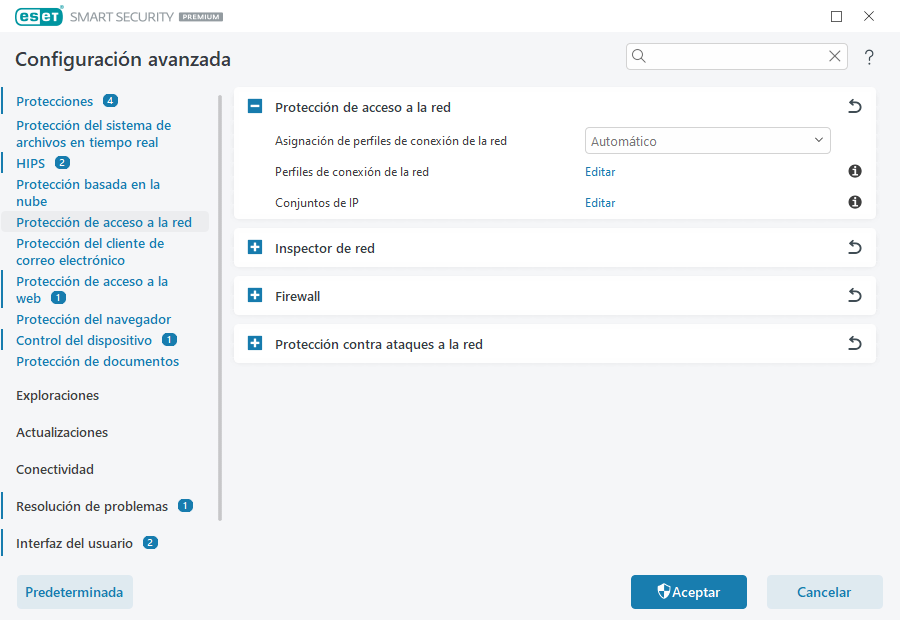 Protección de acceso a la red Protección de acceso a la red