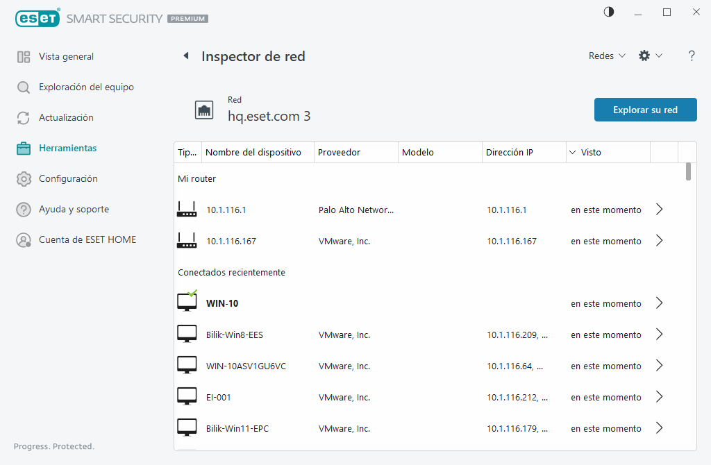 Inspector de red Inspector de red