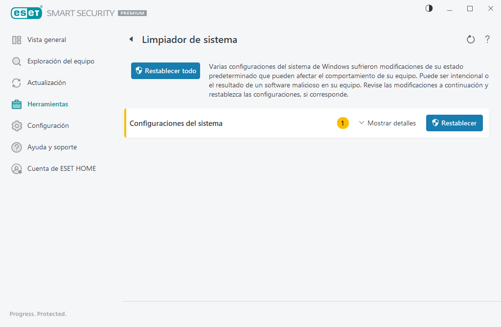 Limpiador de sistema Limpiador de sistema