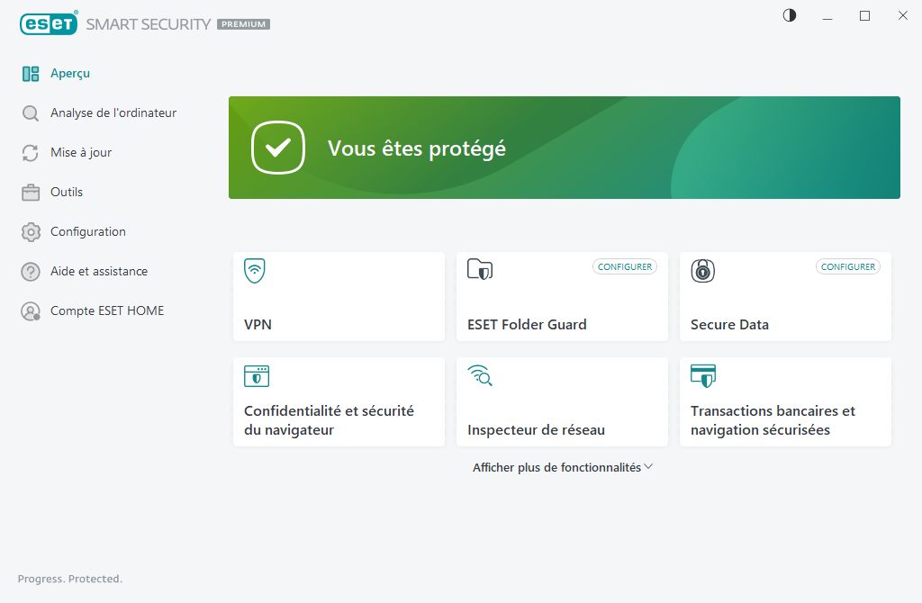 État de la protection État de la protection