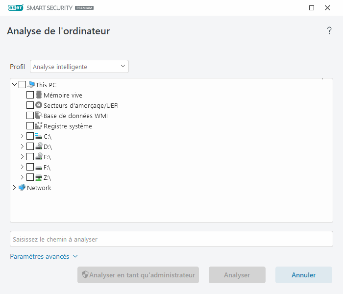 Analyse personnalisée