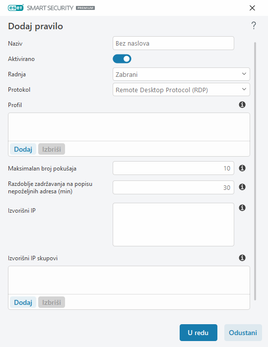 Uređivač pravila Uređivač pravila