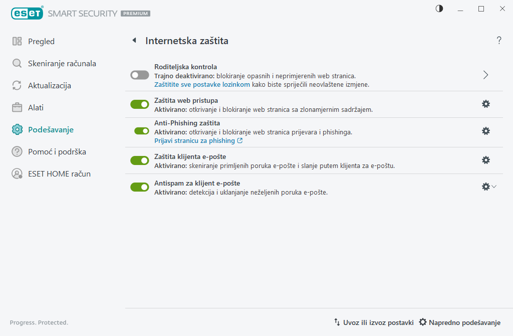 Internetska zaštita Internetska zaštita