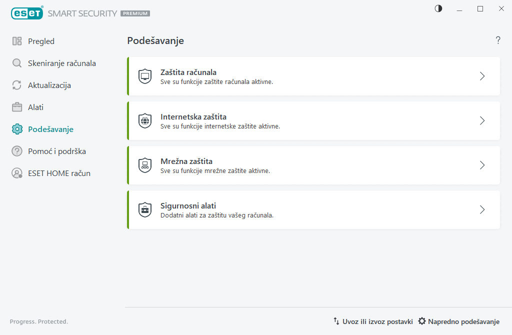 Podešavanje Podešavanje