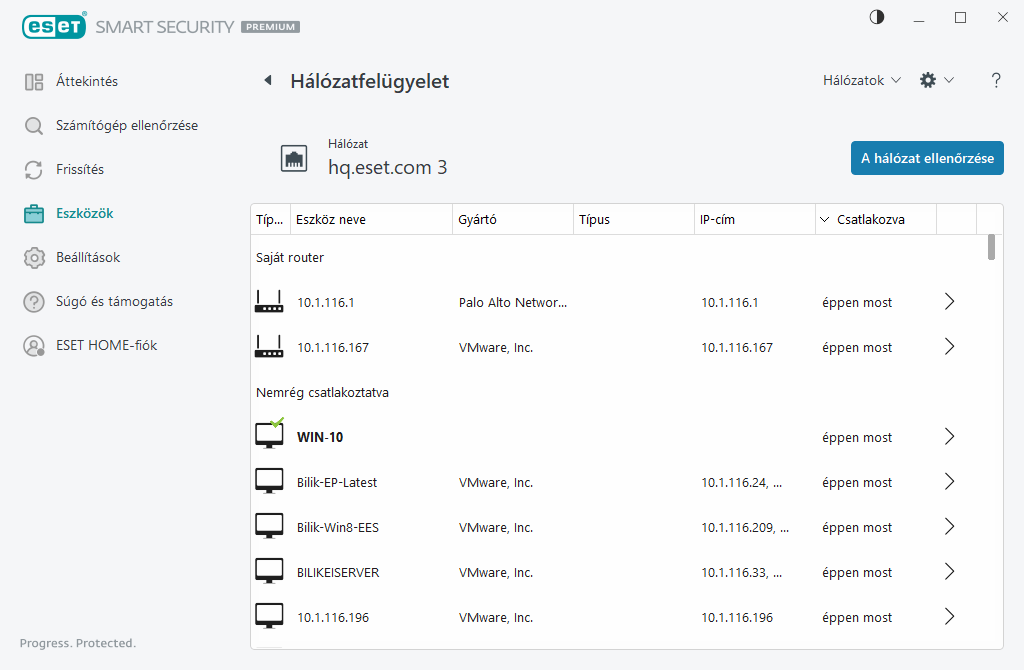 Hálózatfelügyelet