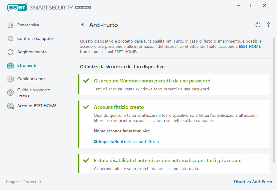 Anti-Furto Anti-Furto