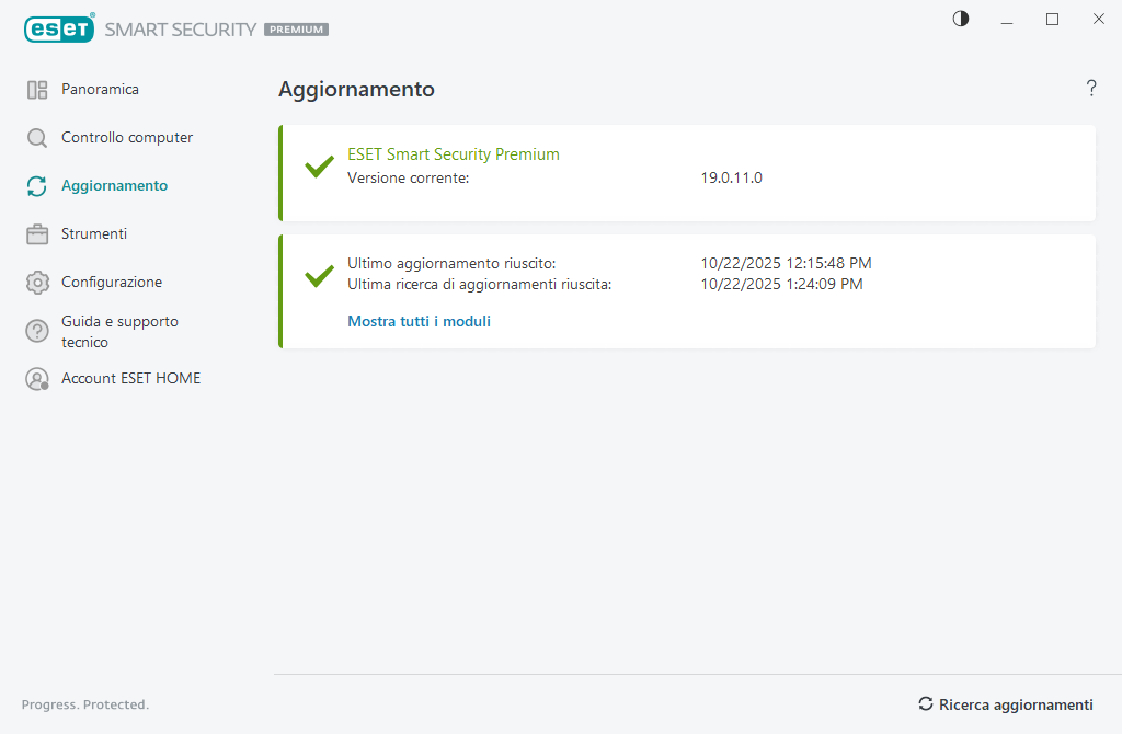 Aggiornamento Aggiornamento