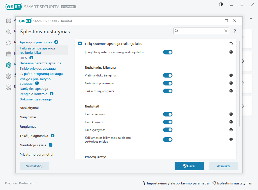 Failų sistemos apsauga realiuoju laiku