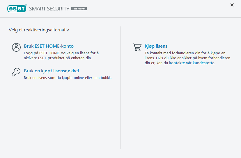 Produktaktivering Produktaktivering