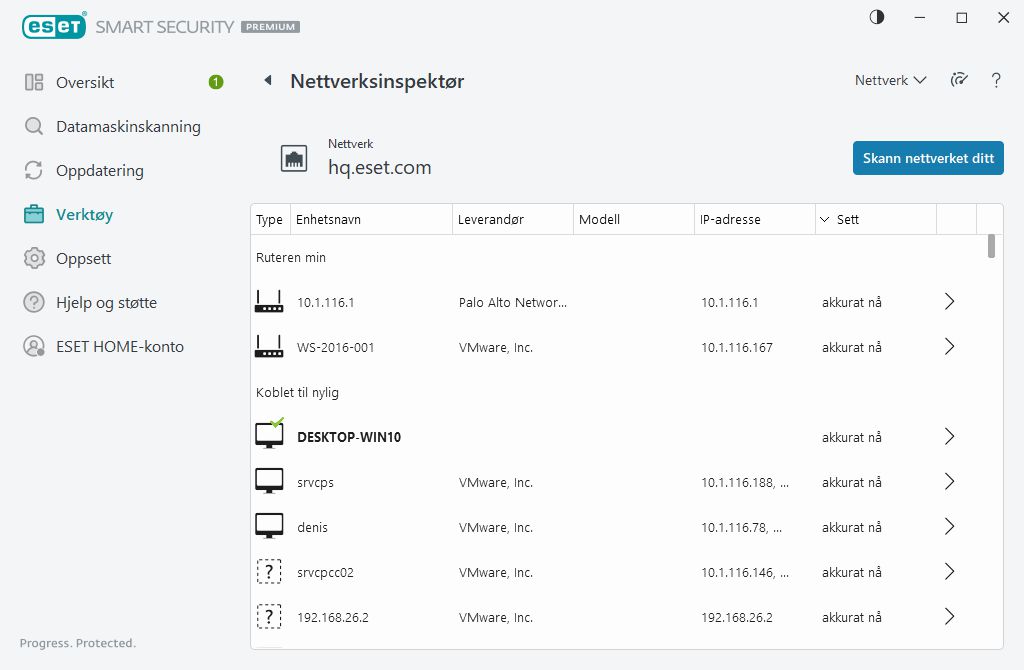 Nettverksinspektør Nettverksinspektør