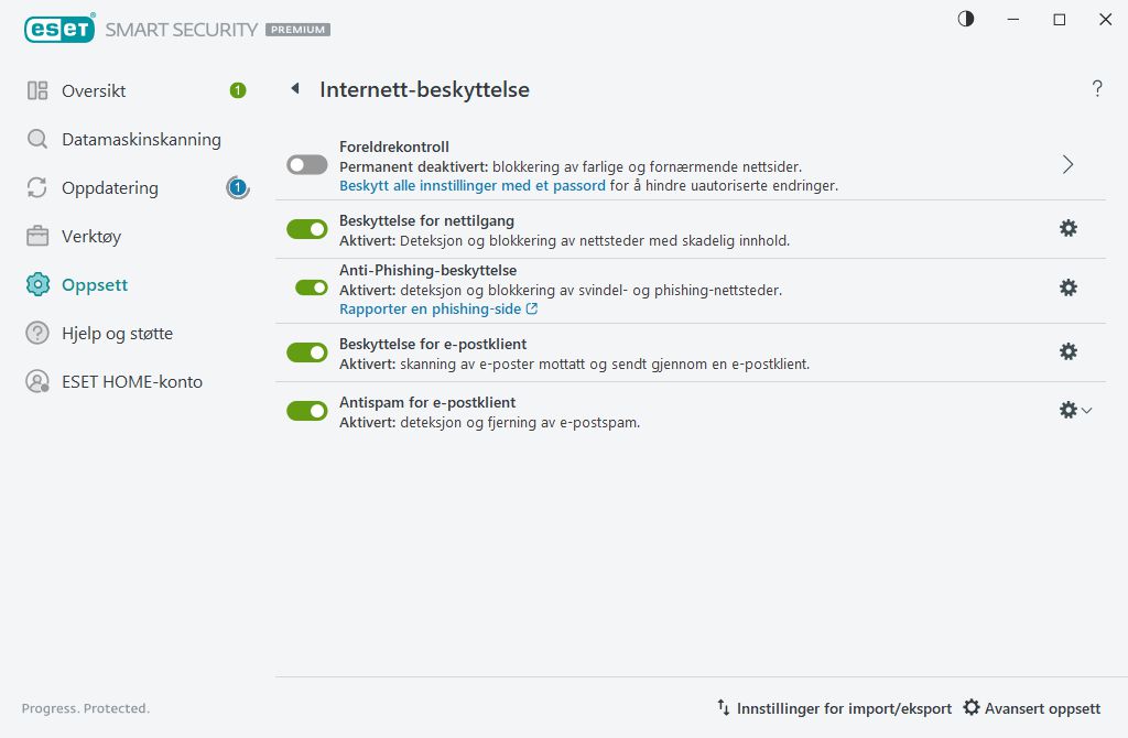 Internett-beskyttelse Internett-beskyttelse