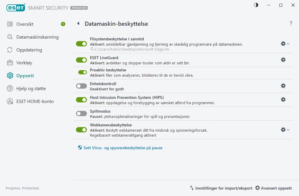 Datamaskin-beskyttelse Datamaskin-beskyttelse