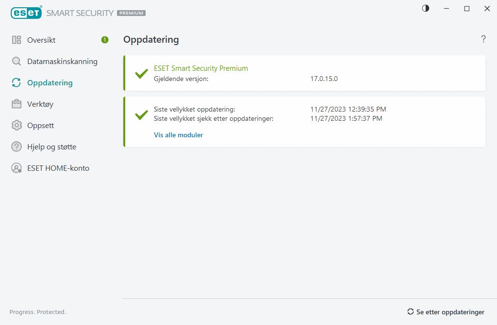 Oppdateringsmodul Oppdateringsmodul