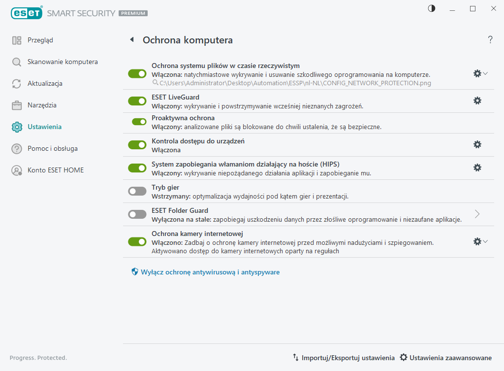 Ochrona komputera Ochrona komputera