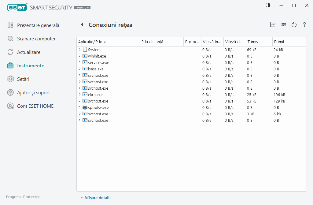 Conexiuni rețea Conexiuni rețea