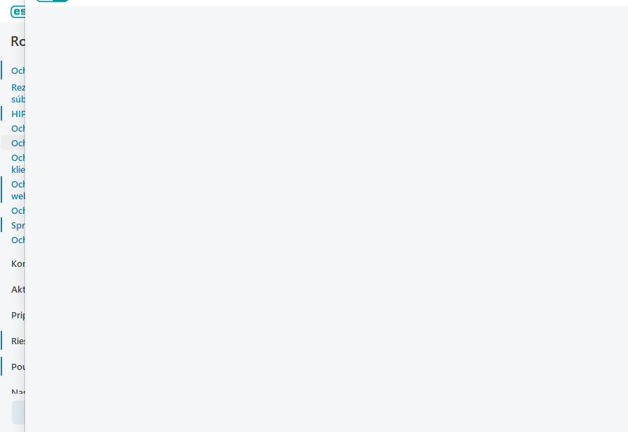 Pravidlá firewallu Pravidlá firewallu