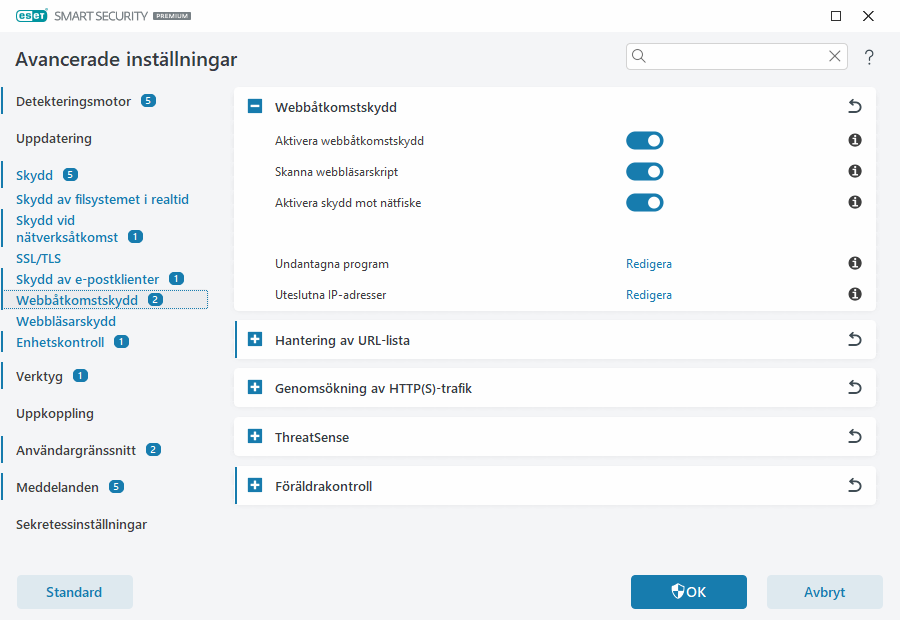 Webbåtkomstskydd Webbåtkomstskydd