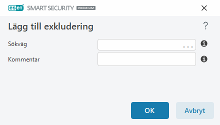 Lägg till exkludering