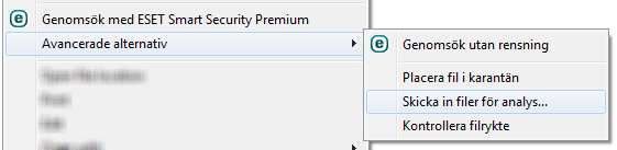 Kontextmeny Kontextmeny