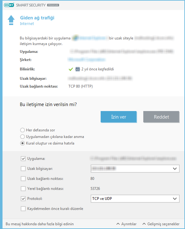 Giden ağ trafiği Giden ağ trafiği