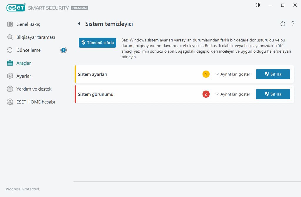 Sistem temizleyici Sistem temizleyici