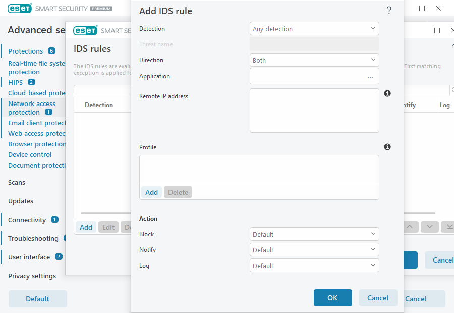 Add IDS rule