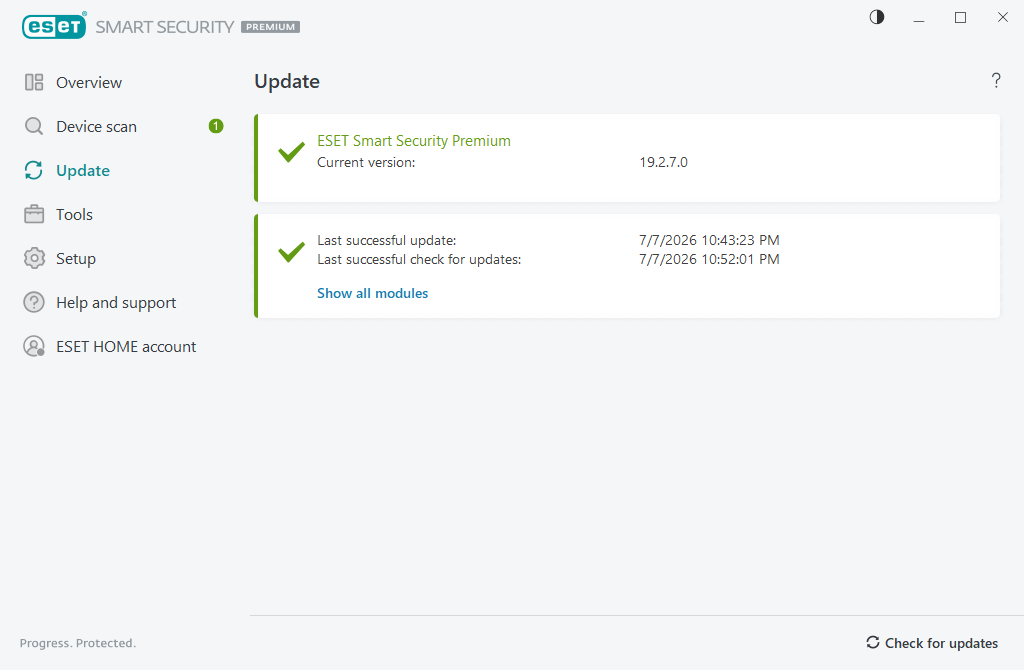 Update process Update process