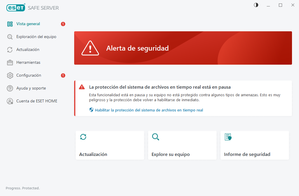 Problema crítico indicado