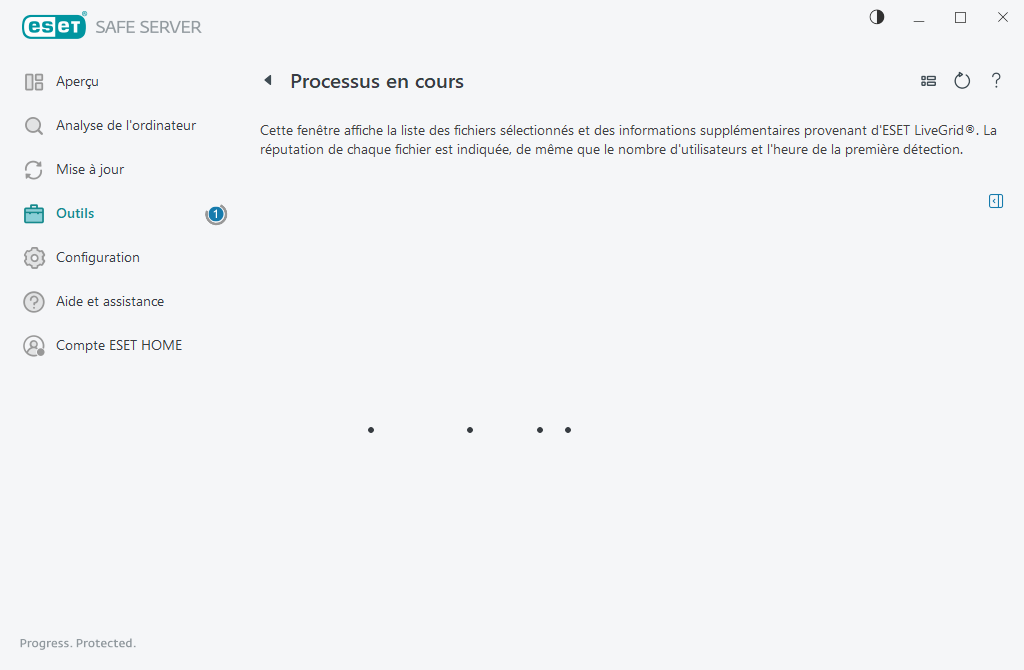 Processus en cours Processus en cours