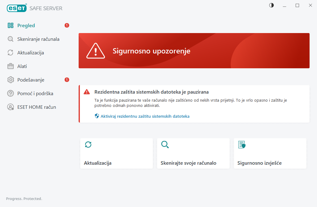 Naznačen je kritični problem Naznačen je kritični problem