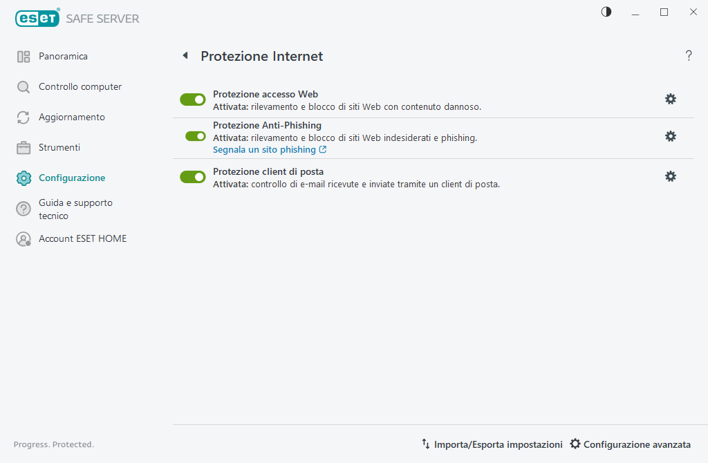 Protezione Internet Protezione Internet