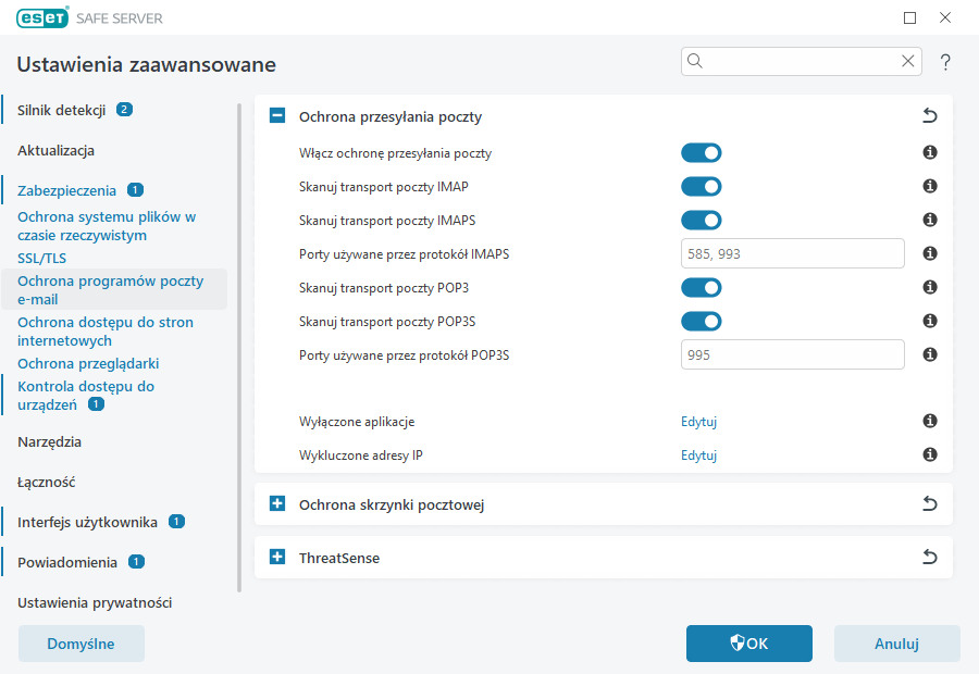 Ochrona przesyłania poczty Ochrona przesyłania poczty