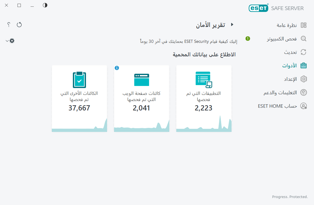 تقرير الأمان تقرير الأمان