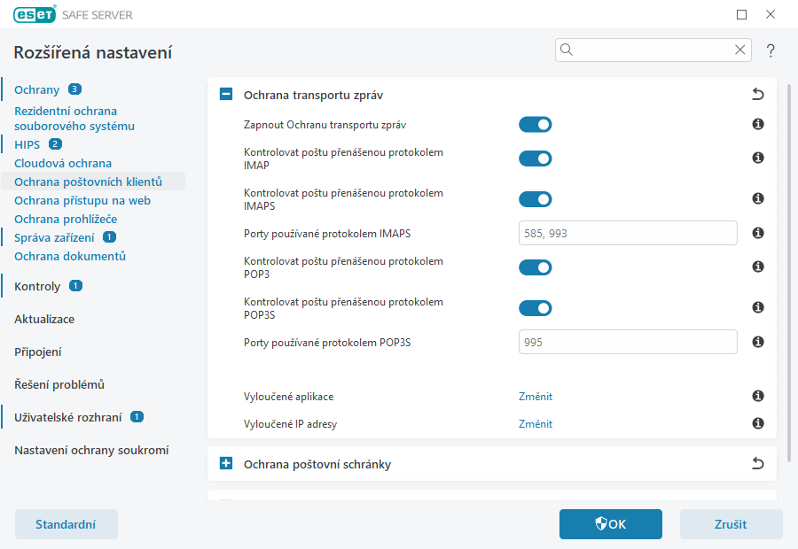 Ochrana transportu zpráv Ochrana transportu zpráv