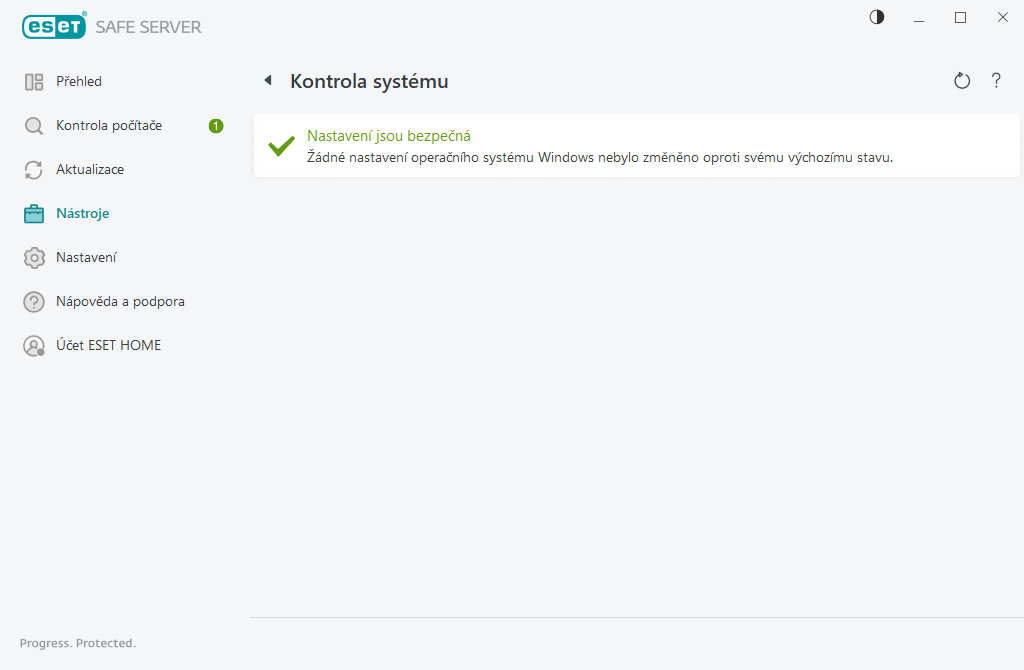 Vynulovat system nastavení Vynulovat system nastavení