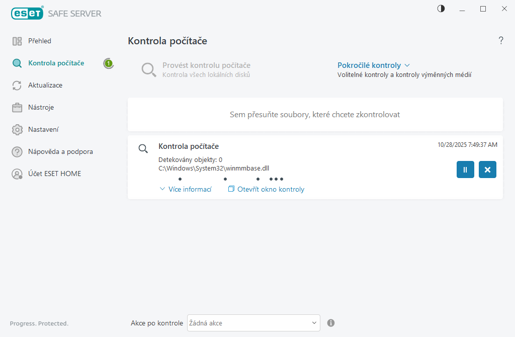 Kontrola počítače