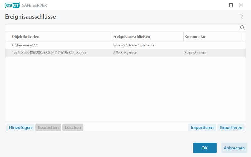 Leistungsausschlüsse Leistungsausschlüsse