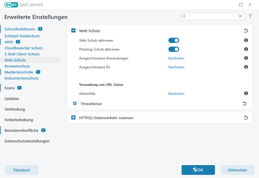 Web-Schutz Web-Schutz