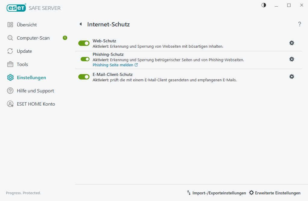 Internet-Schutz Internet-Schutz