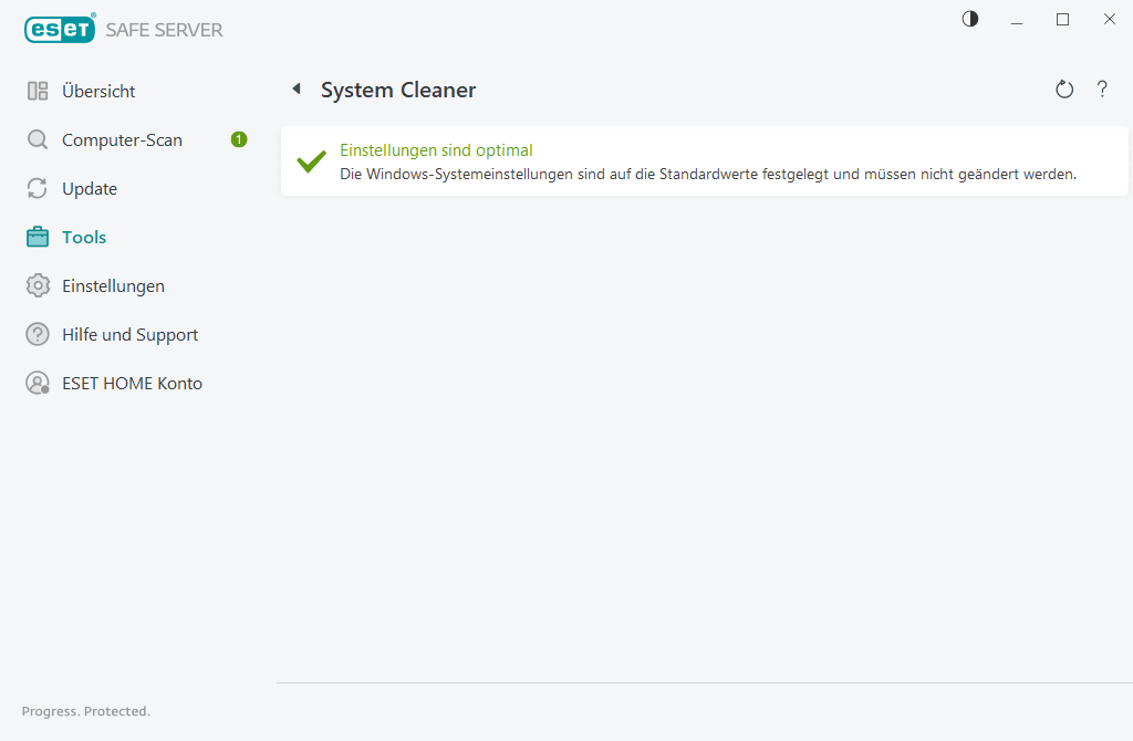 Systemeinstellungen zurücksetzen