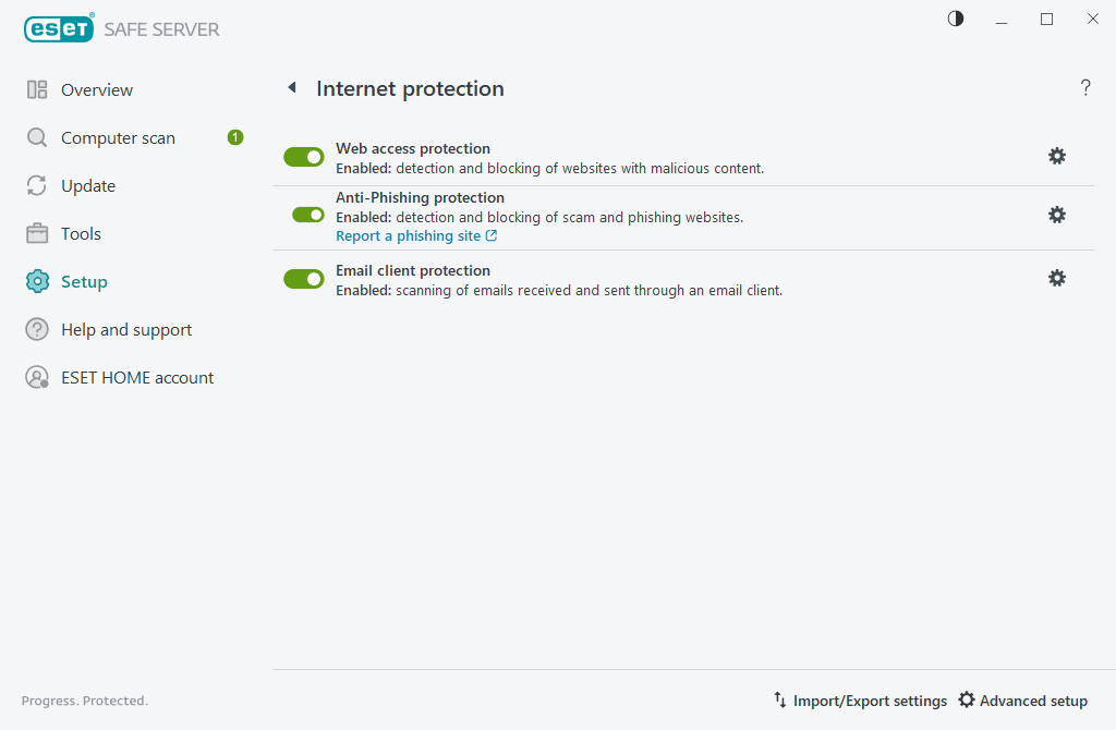 Internet protection Internet protection