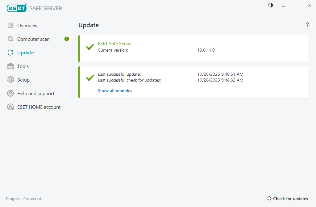 Update process Update process