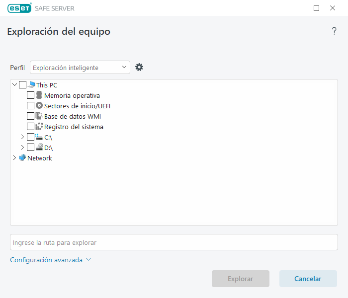 Exploración personalizada