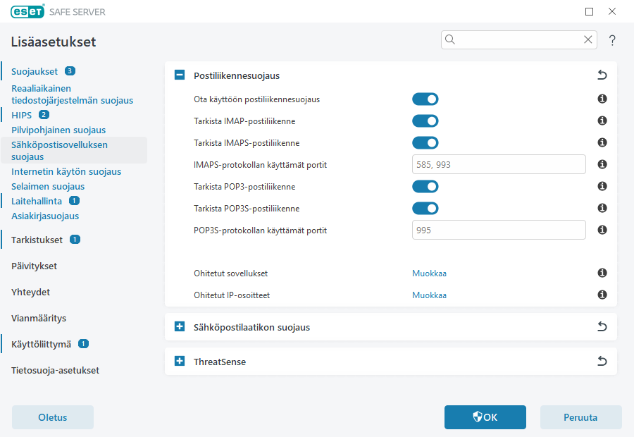 Meiliedastuse kaitse Meiliedastuse kaitse