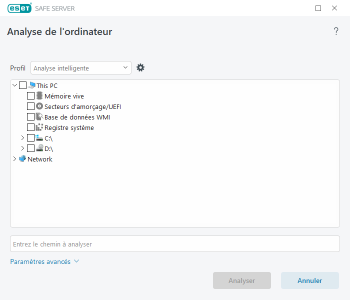 Analyse personnalisée