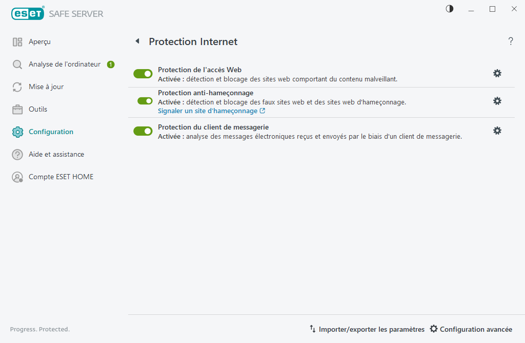 Protection Internet Protection Internet