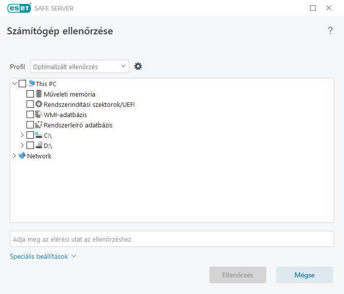 Egyéni ellenőrzés Egyéni ellenőrzés