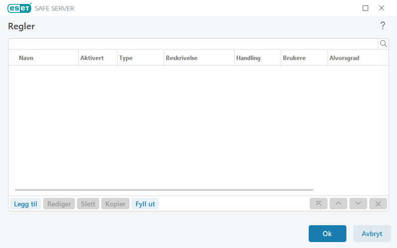 Regelredigering for enhetskontroll Regelredigering for enhetskontroll