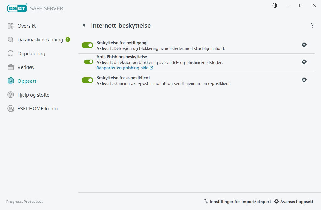 Internett-beskyttelse Internett-beskyttelse
