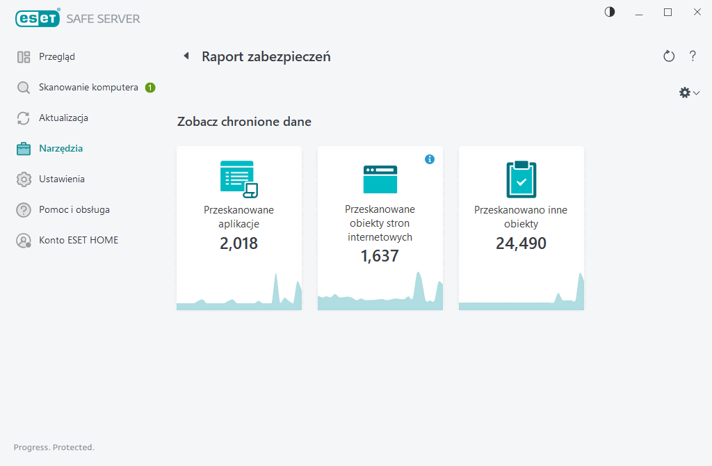 Raport zabezpieczeń